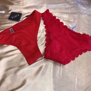 2 piece / sets bundle NWT ZAFUL bikini bathing suit wholesale lot one of a kind